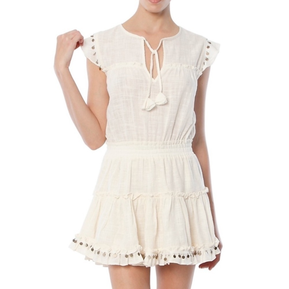 Misa Los Angeles Matias Paulette Trim Dress